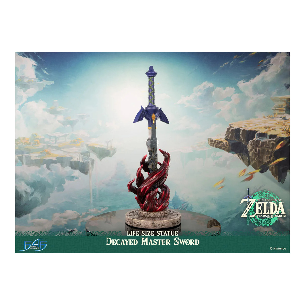 First 4 Figures - Decayed Master Sword 1/1 - La Leyenda de Zelda: Lágrimas del Reino