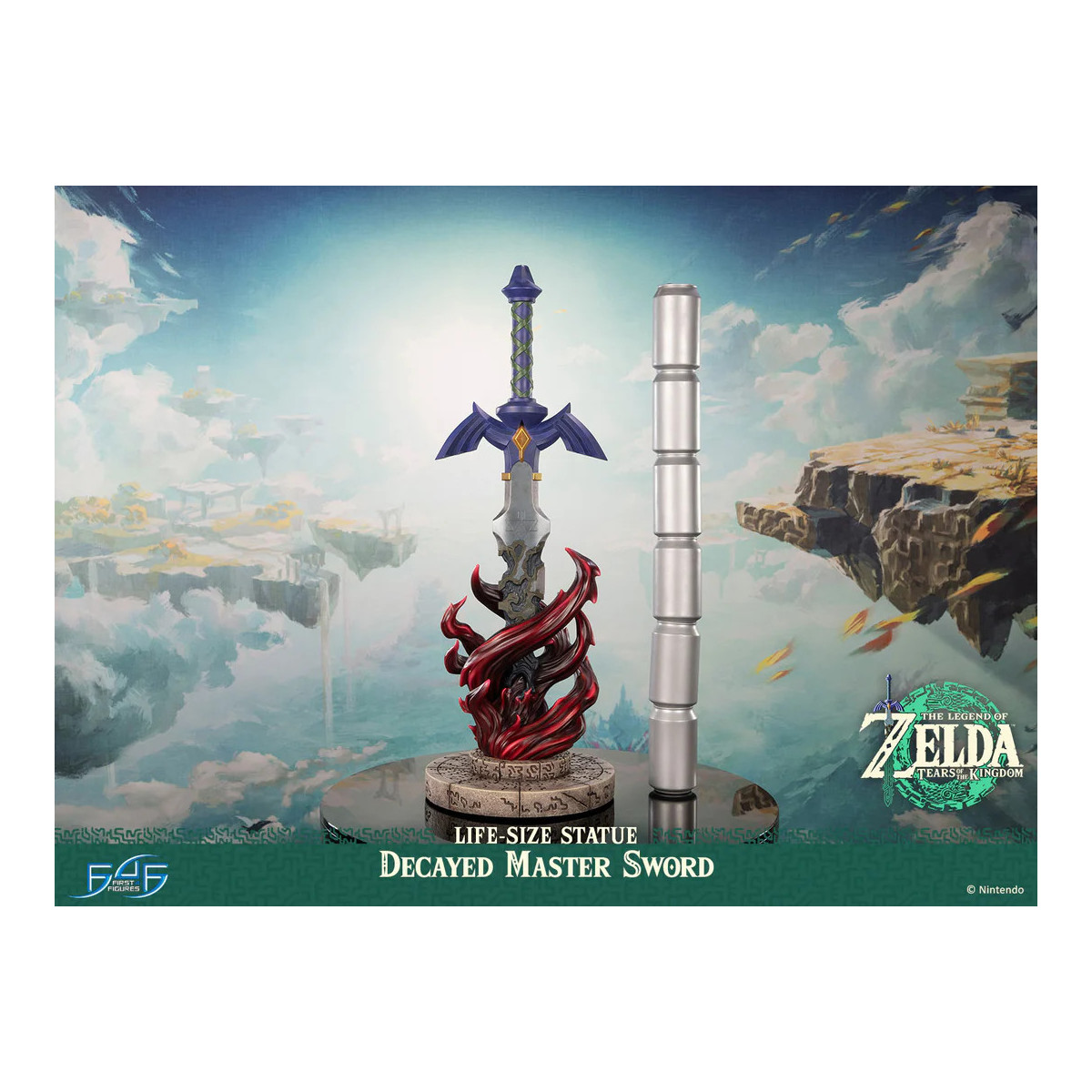 First 4 Figures - Decayed Master Sword 1/1 - La Leyenda de Zelda: Lágrimas del Reino