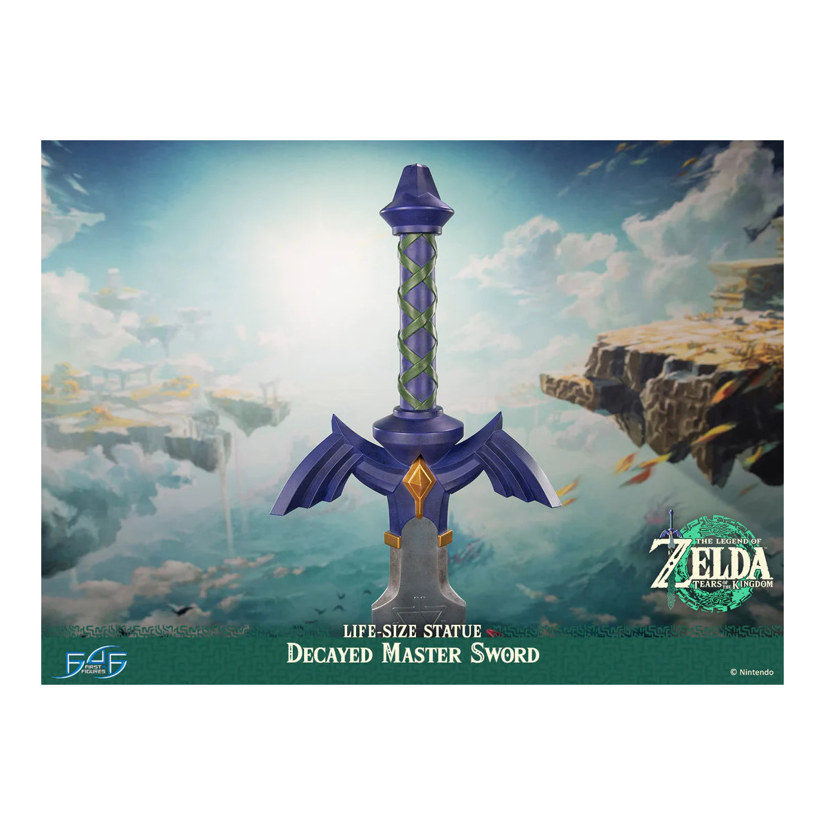 First 4 Figures - Decayed Master Sword 1/1 - La Leyenda de Zelda: Lágrimas del Reino