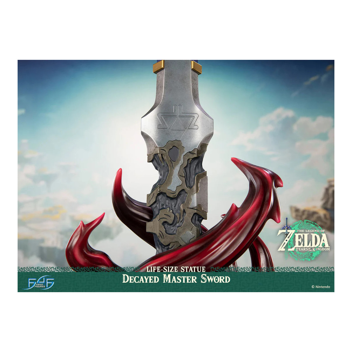 First 4 Figures - Decayed Master Sword 1/1 - La Leyenda de Zelda: Lágrimas del Reino