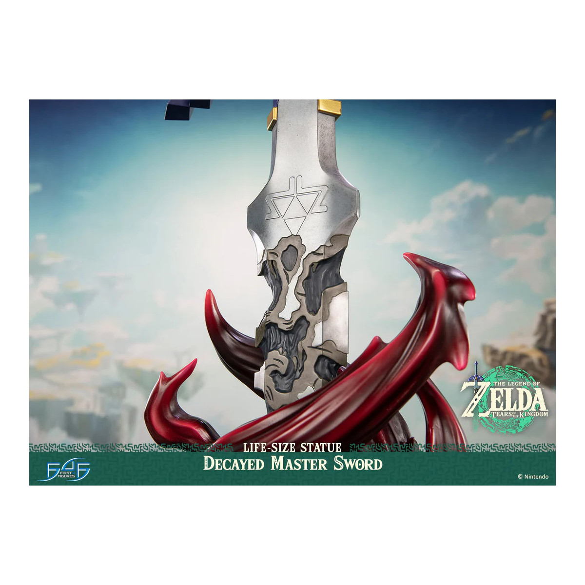 First 4 Figures - Decayed Master Sword 1/1 - La Leyenda de Zelda: Lágrimas del Reino