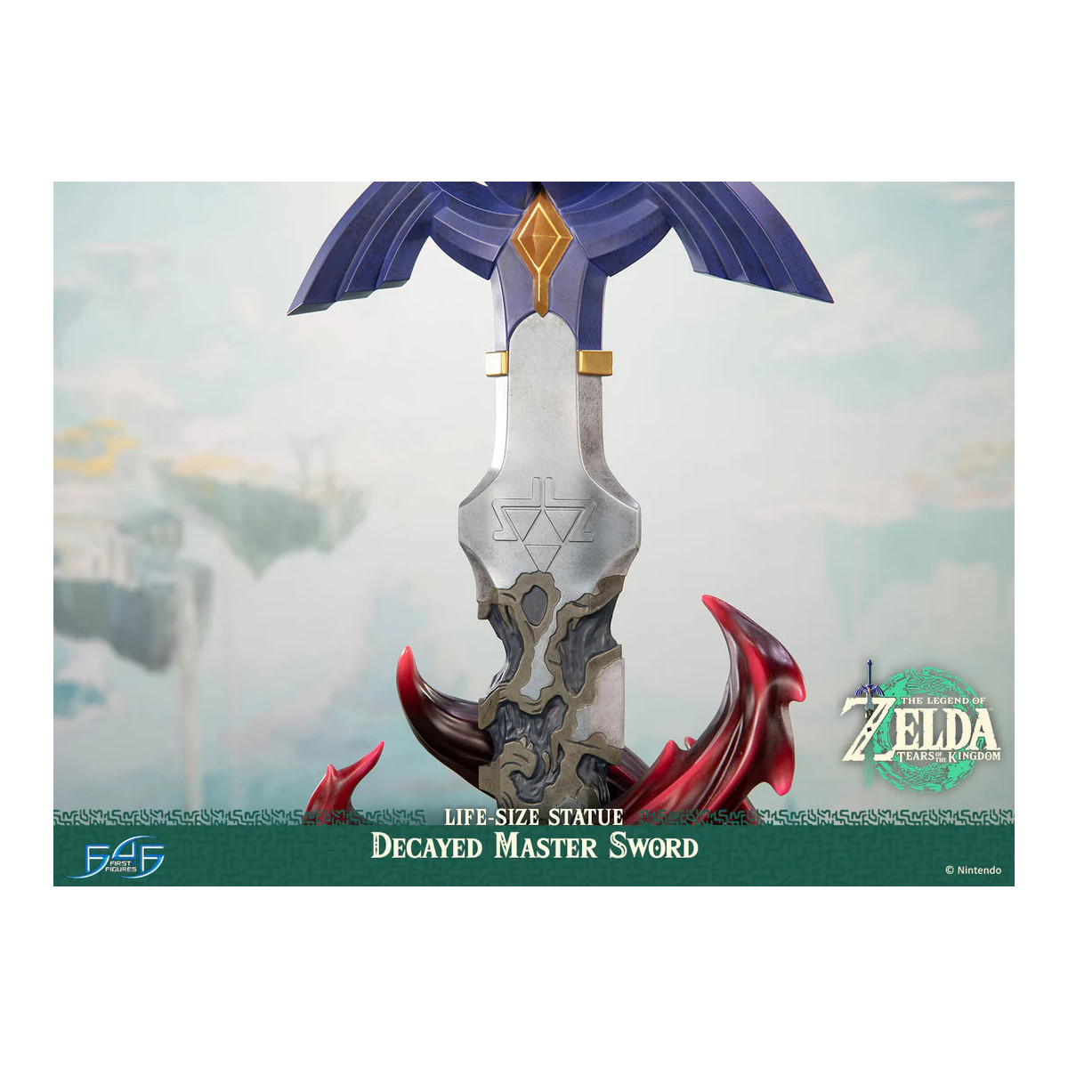 First 4 Figures - Decayed Master Sword 1/1 - La Leyenda de Zelda: Lágrimas del Reino