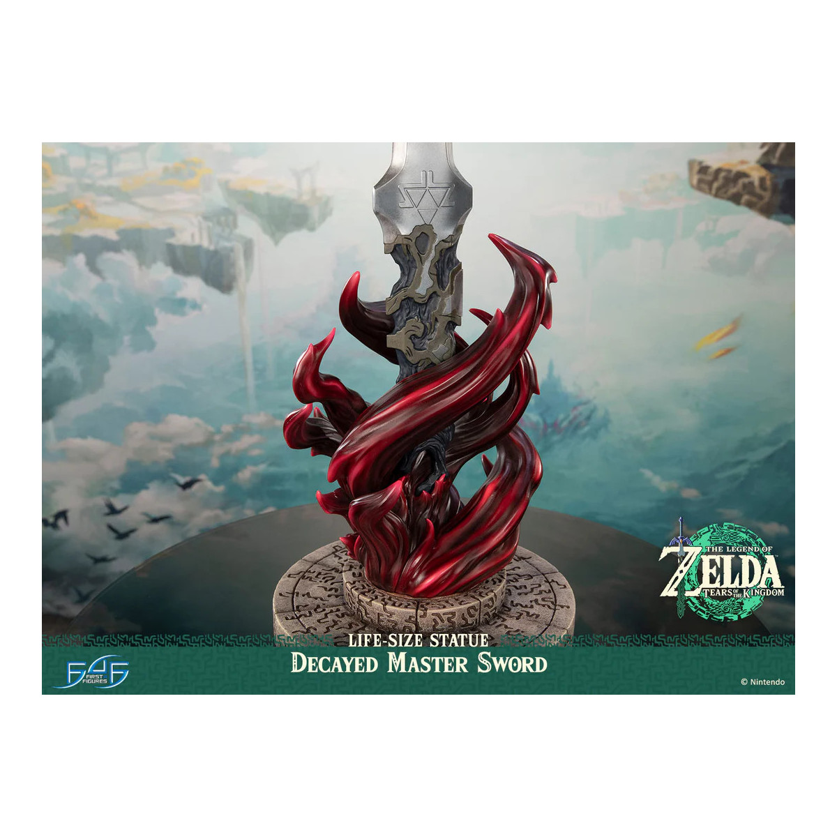 First 4 Figures - Decayed Master Sword 1/1 - La Leyenda de Zelda: Lágrimas del Reino