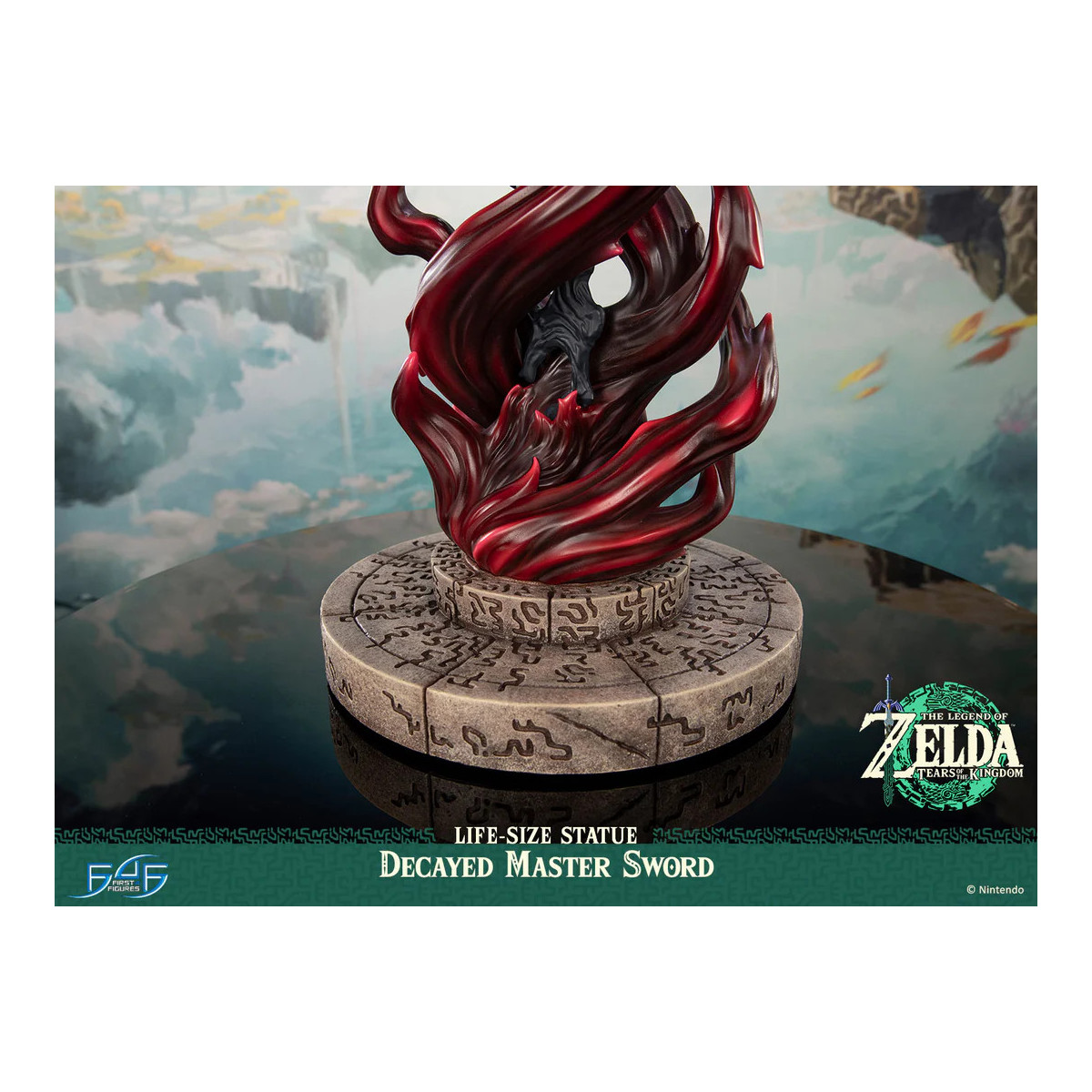 First 4 Figures - Decayed Master Sword 1/1 - La Leyenda de Zelda: Lágrimas del Reino