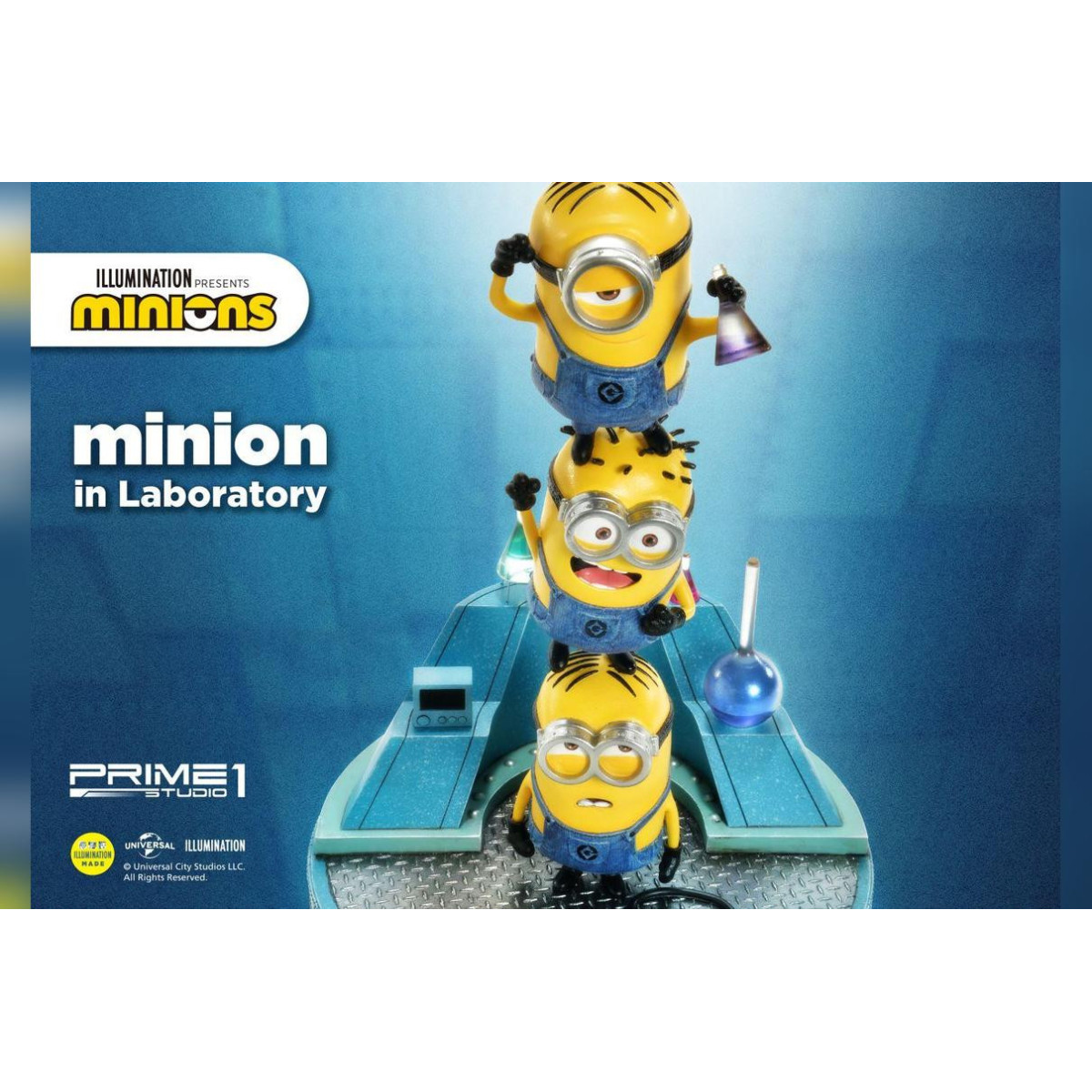 Prime 1 Studio - PCFMINI-03: Minion en el laboratorio - Despicable Me - Minions