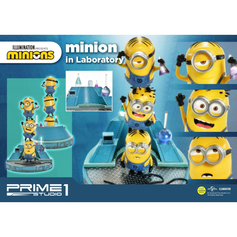Prime 1 Studio - PCFMINI-03: Minion en el laboratorio - Despicable Me - Minions