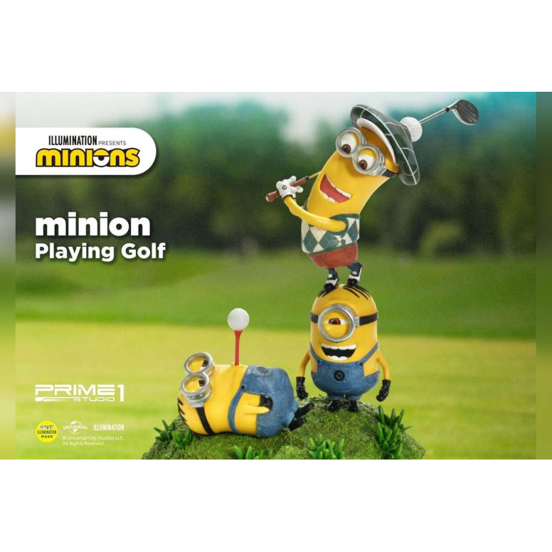 Prime 1 Studio - PCFMINI-07: Minion jugando al golf - Despicable Me - Minions