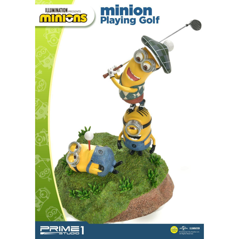 Prime 1 Studio - PCFMINI-07: Minion jugando al golf - Despicable Me - Minions