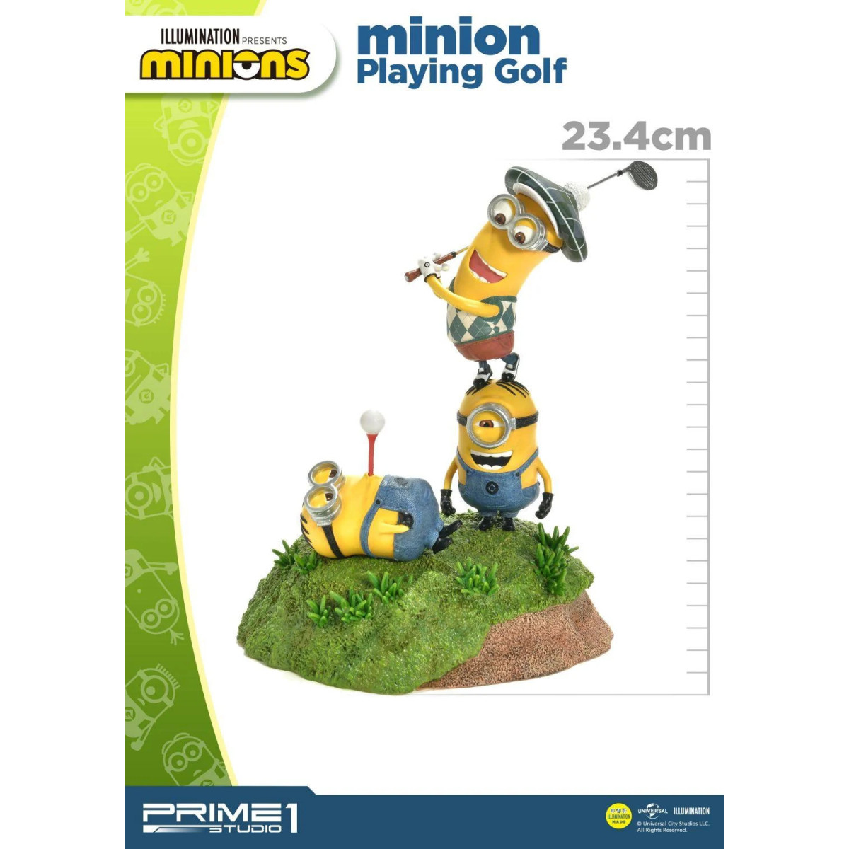 Prime 1 Studio - PCFMINI-07: Minion jugando al golf - Despicable Me - Minions