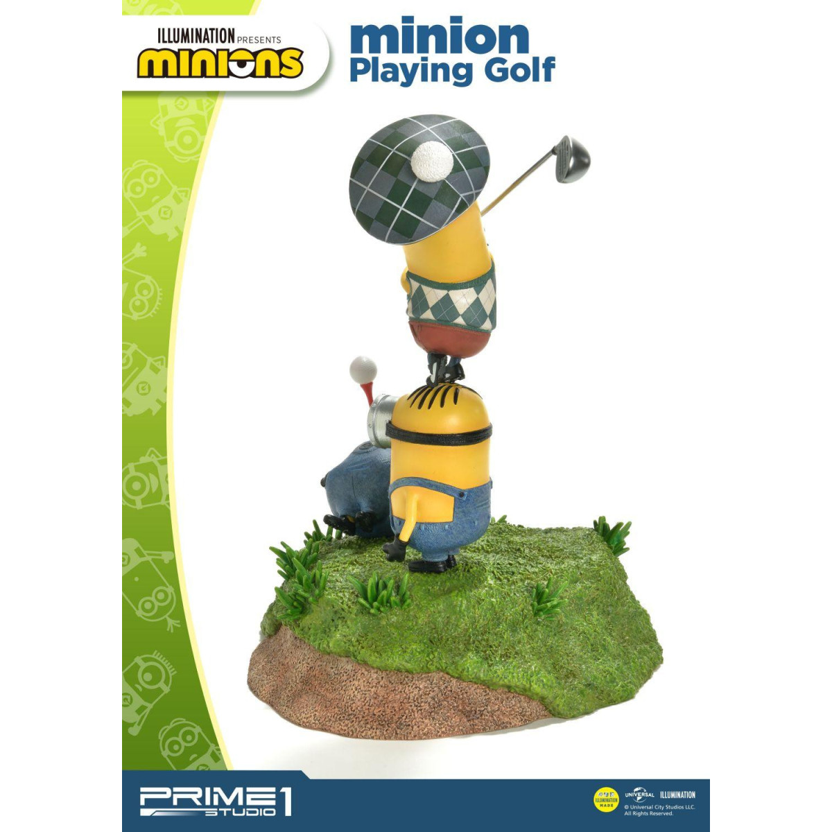 Prime 1 Studio - PCFMINI-07: Minion jugando al golf - Despicable Me - Minions