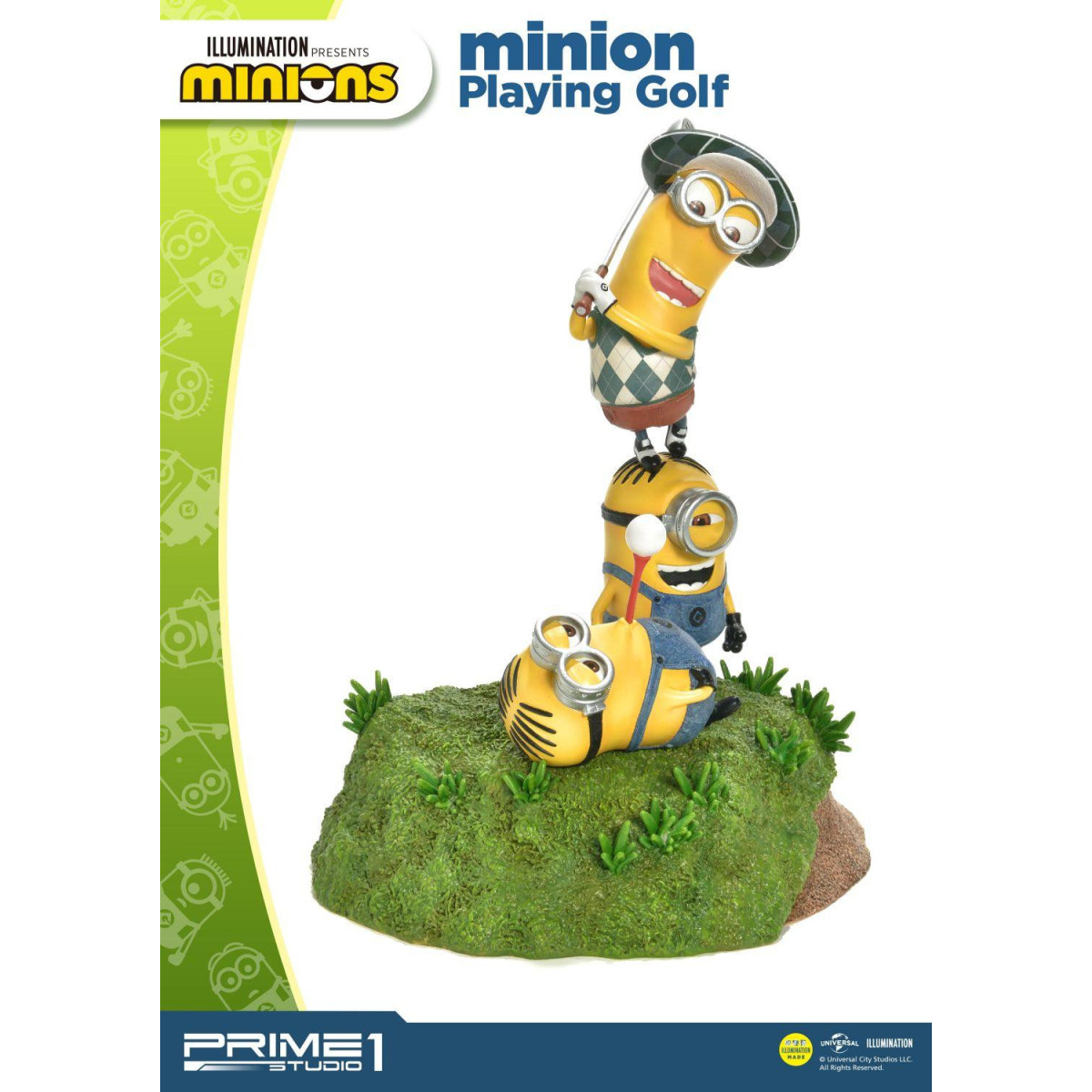 Prime 1 Studio - PCFMINI-07: Minion jugando al golf - Despicable Me - Minions