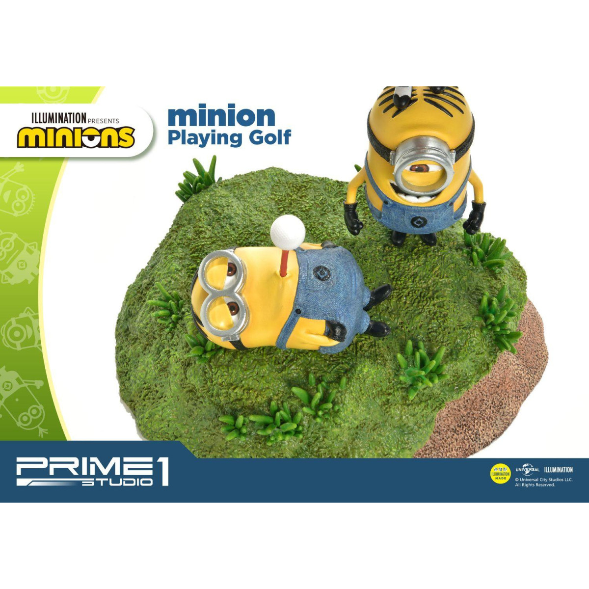 Prime 1 Studio - PCFMINI-07: Minion jugando al golf - Despicable Me - Minions