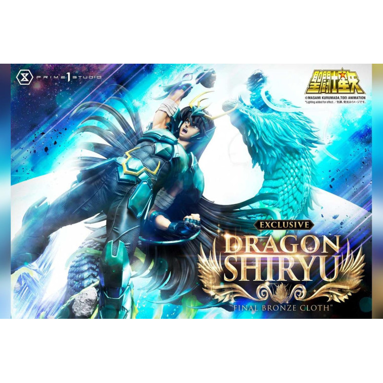 Prime 1 Studio - Dragon Shiryu "Tela de bronce final" Versión Ex - Saint Seiya