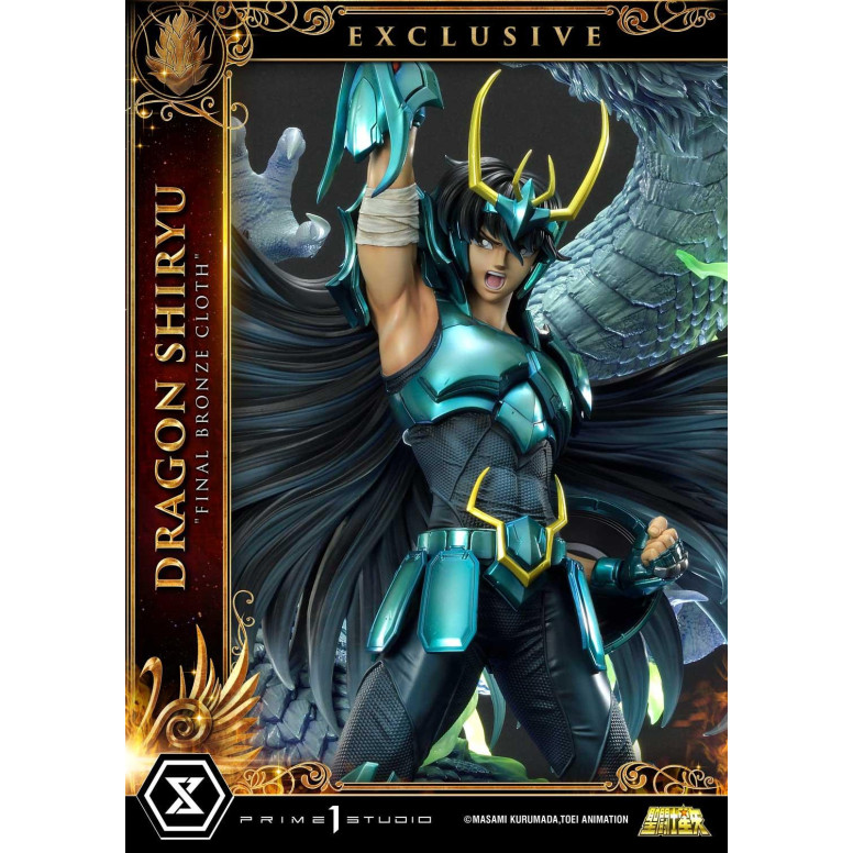 Prime 1 Studio - Dragon Shiryu "Tela de bronce final" Versión Ex - Saint Seiya