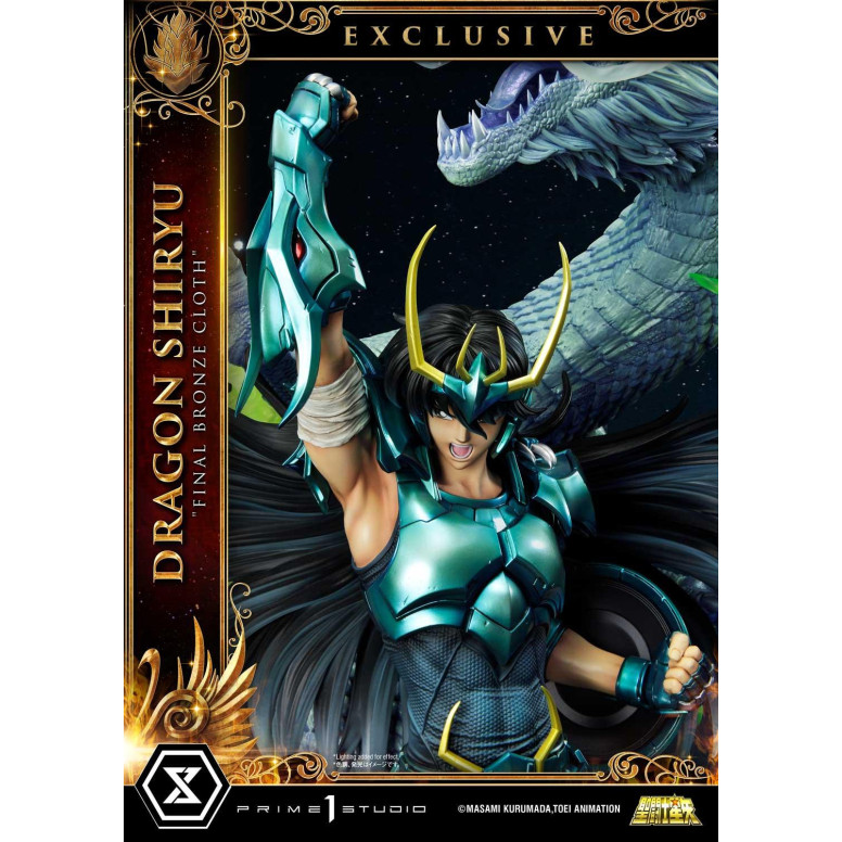 Prime 1 Studio - Dragon Shiryu "Tela de bronce final" Versión Ex - Saint Seiya