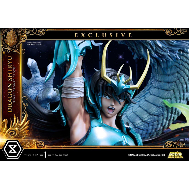 Prime 1 Studio - Dragon Shiryu "Tela de bronce final" Versión Ex - Saint Seiya