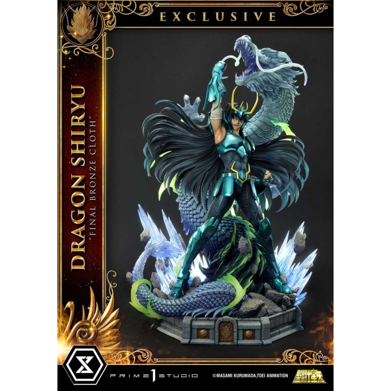 Prime 1 Studio - Dragon Shiryu "Tela de bronce final" Versión Ex - Saint Seiya