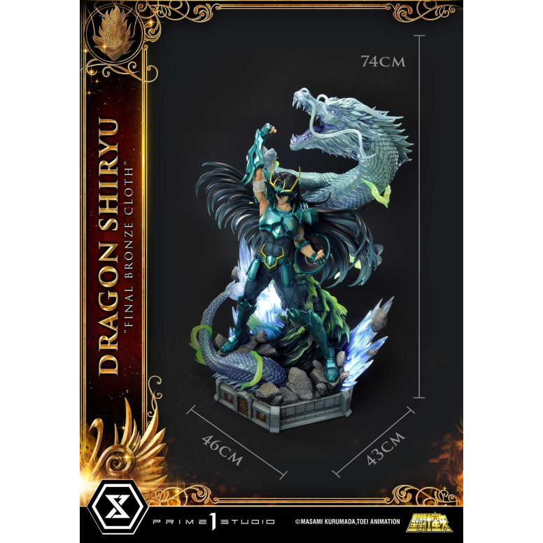 Prime 1 Studio - Dragon Shiryu "Tela de bronce final" Versión Ex - Saint Seiya