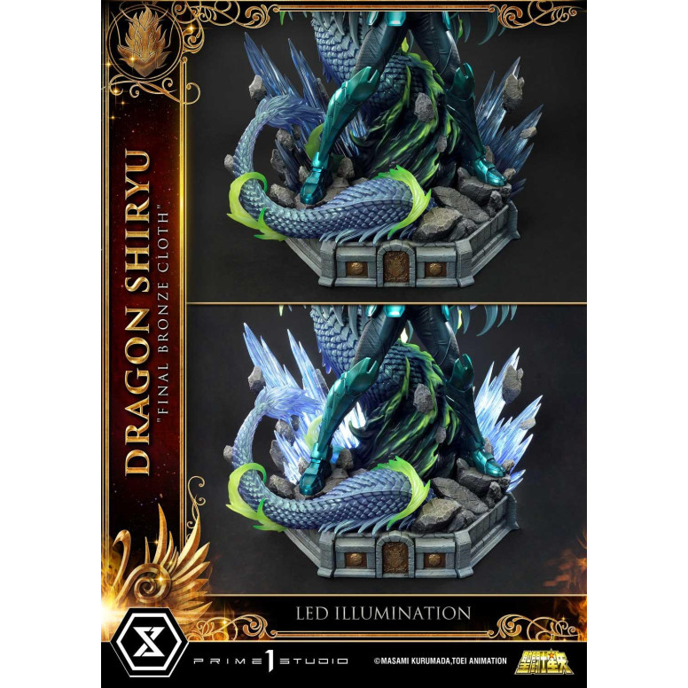 Prime 1 Studio - Dragon Shiryu "Tela de bronce final" Versión Ex - Saint Seiya