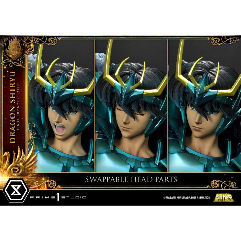Prime 1 Studio - Dragon Shiryu "Tela de bronce final" Versión Ex - Saint Seiya
