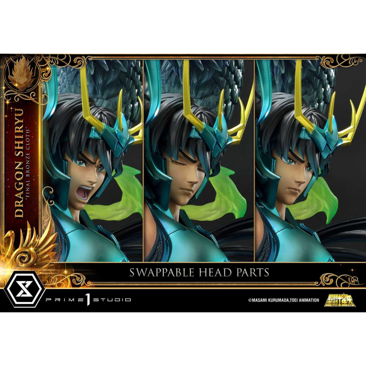 Prime 1 Studio - Dragon Shiryu "Tela de bronce final" Versión Ex - Saint Seiya
