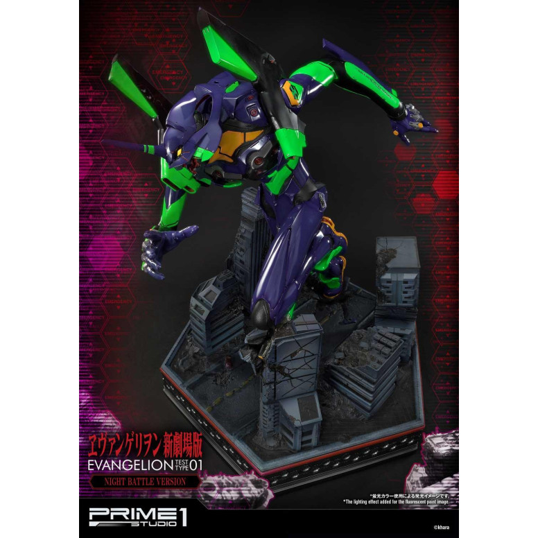 Prime 1 Studio Neon Genesis Neon Genesis Evangelion: EVA Test Type-01 Night Battle Version Ultimate Diorama Masterline series