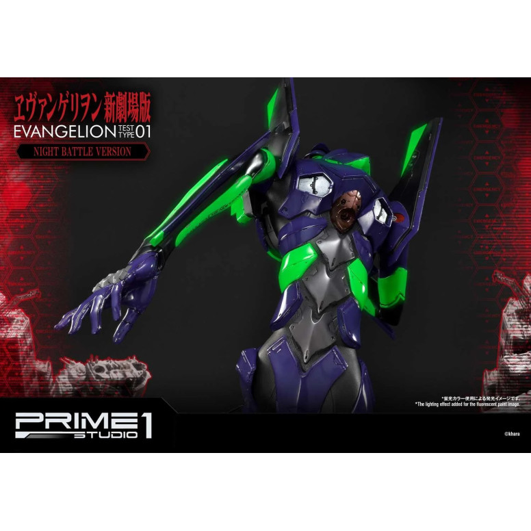 Prime 1 Studio Neon Genesis Neon Genesis Evangelion: EVA Test Type-01 Night Battle Version Ultimate Diorama Masterline series