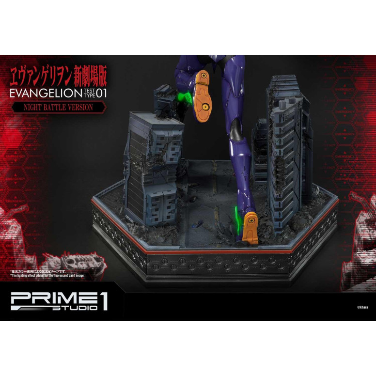 Prime 1 Studio Neon Genesis Neon Genesis Evangelion: EVA Test Type-01 Night Battle Version Ultimate Diorama Masterline series
