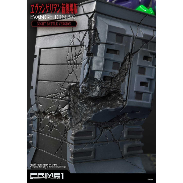 Prime 1 Studio Neon Genesis Neon Genesis Evangelion: EVA Test Type-01 Night Battle Version Ultimate Diorama Masterline series