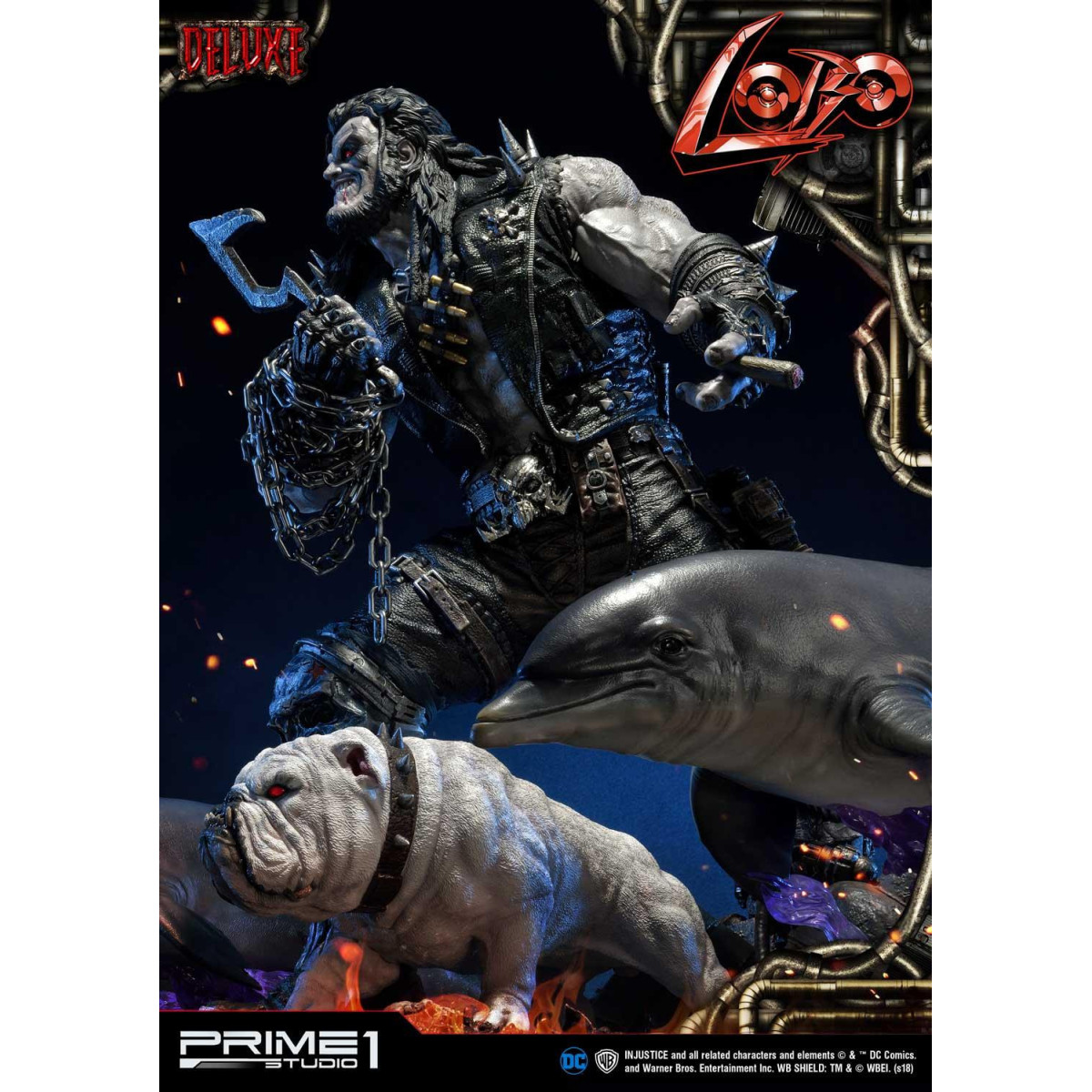 Prime One Studio - LOBO Versión Deluxe - Injustice: Gods Among Us Ultimate Museum Masterline Series 1/3