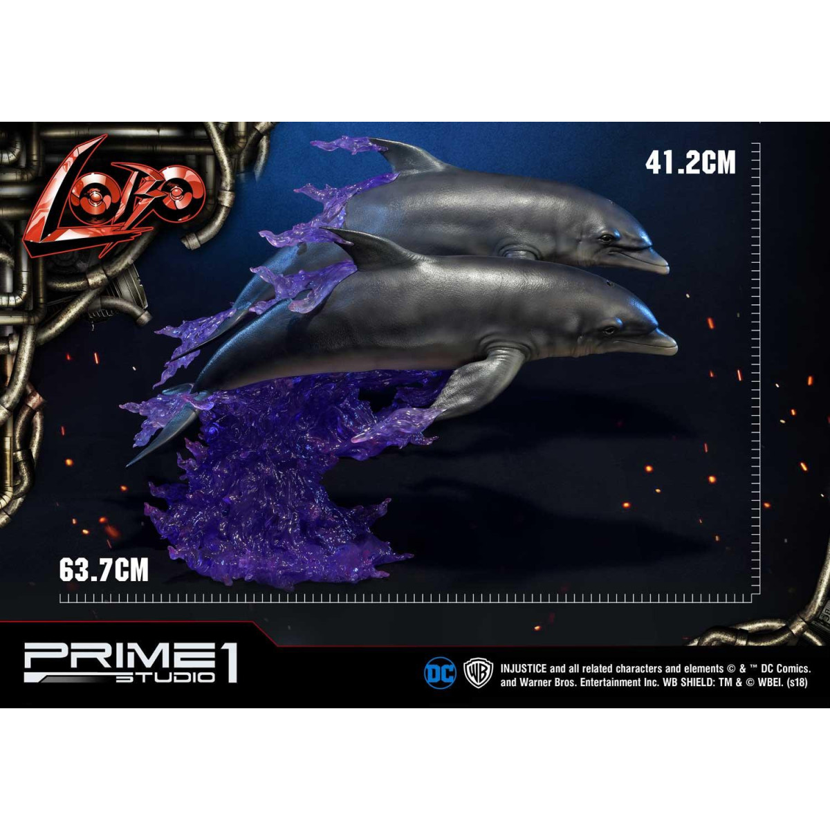 Prime One Studio - LOBO Versión Deluxe - Injustice: Gods Among Us Ultimate Museum Masterline Series 1/3