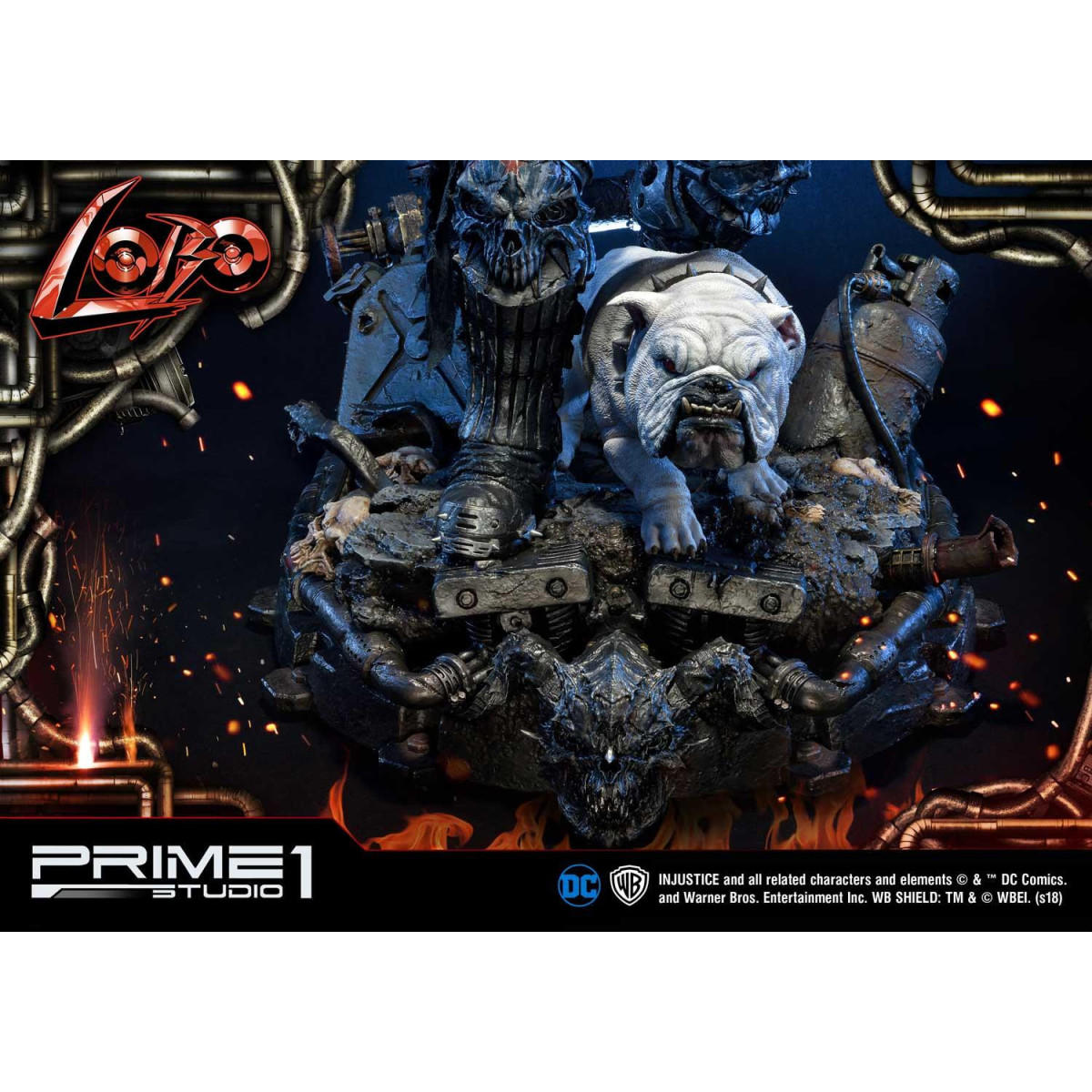 Prime One Studio - LOBO Versión Deluxe - Injustice: Gods Among Us Ultimate Museum Masterline Series 1/3