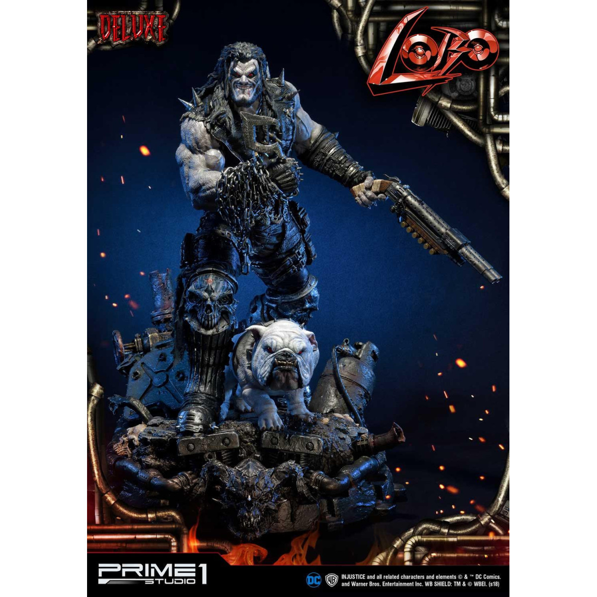 Prime One Studio - LOBO Versión Deluxe - Injustice: Gods Among Us Ultimate Museum Masterline Series 1/3