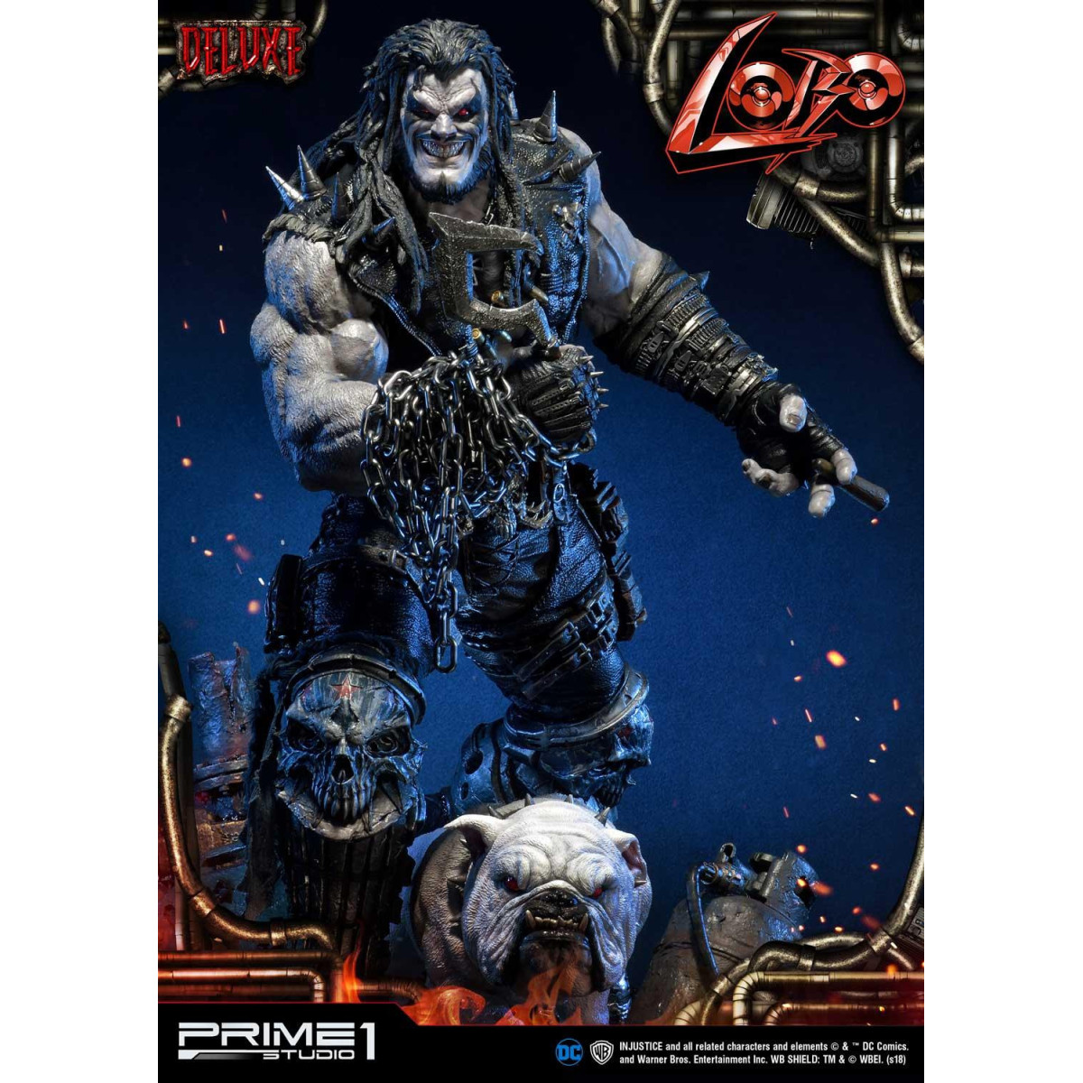 Prime One Studio - LOBO Versión Deluxe - Injustice: Gods Among Us Ultimate Museum Masterline Series 1/3
