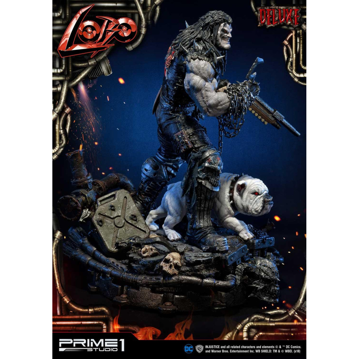 Prime One Studio - LOBO Versión Deluxe - Injustice: Gods Among Us Ultimate Museum Masterline Series 1/3