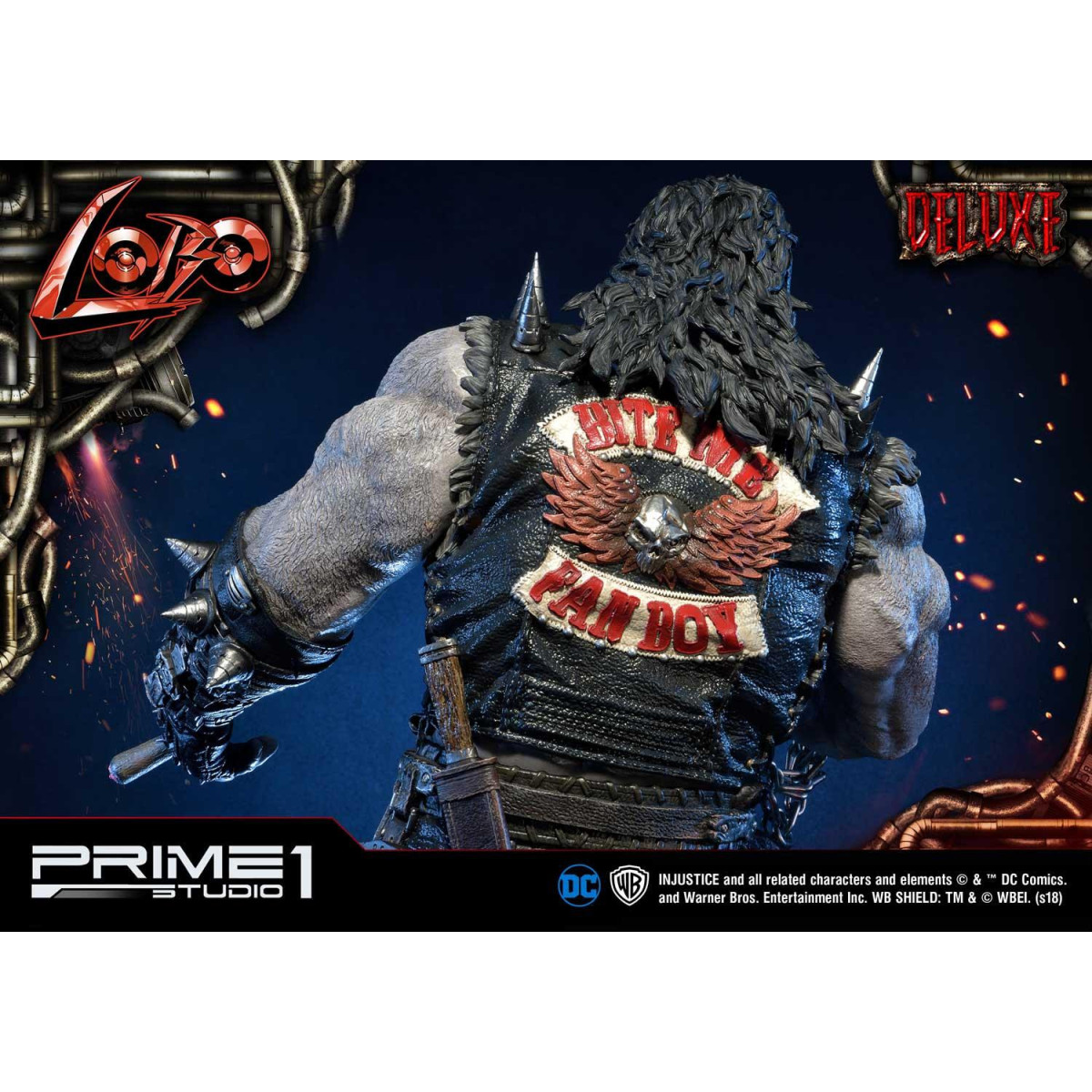 Prime One Studio - LOBO Versión Deluxe - Injustice: Gods Among Us Ultimate Museum Masterline Series 1/3
