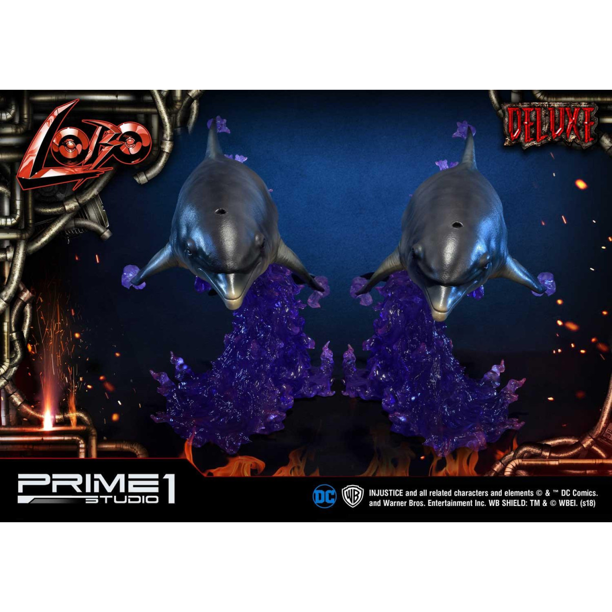 Prime One Studio - LOBO Versión Deluxe - Injustice: Gods Among Us Ultimate Museum Masterline Series 1/3