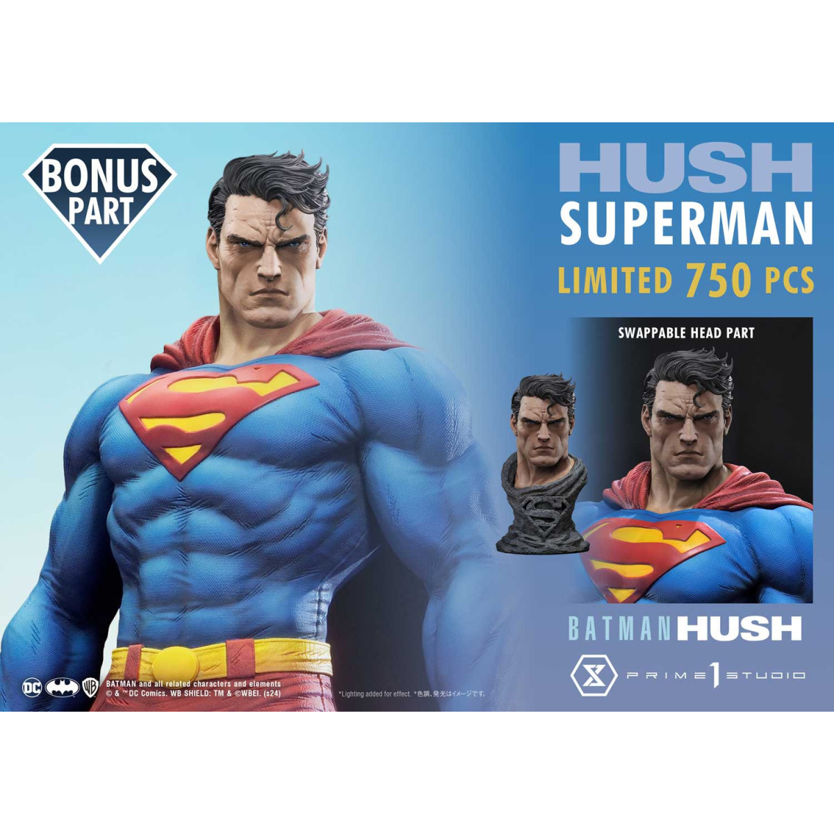 Prime 1 Studio - Batman: Hush (Cómic) Superman Bonus Version- Ultimate Premium Masterline Series 1/4 Figurine
