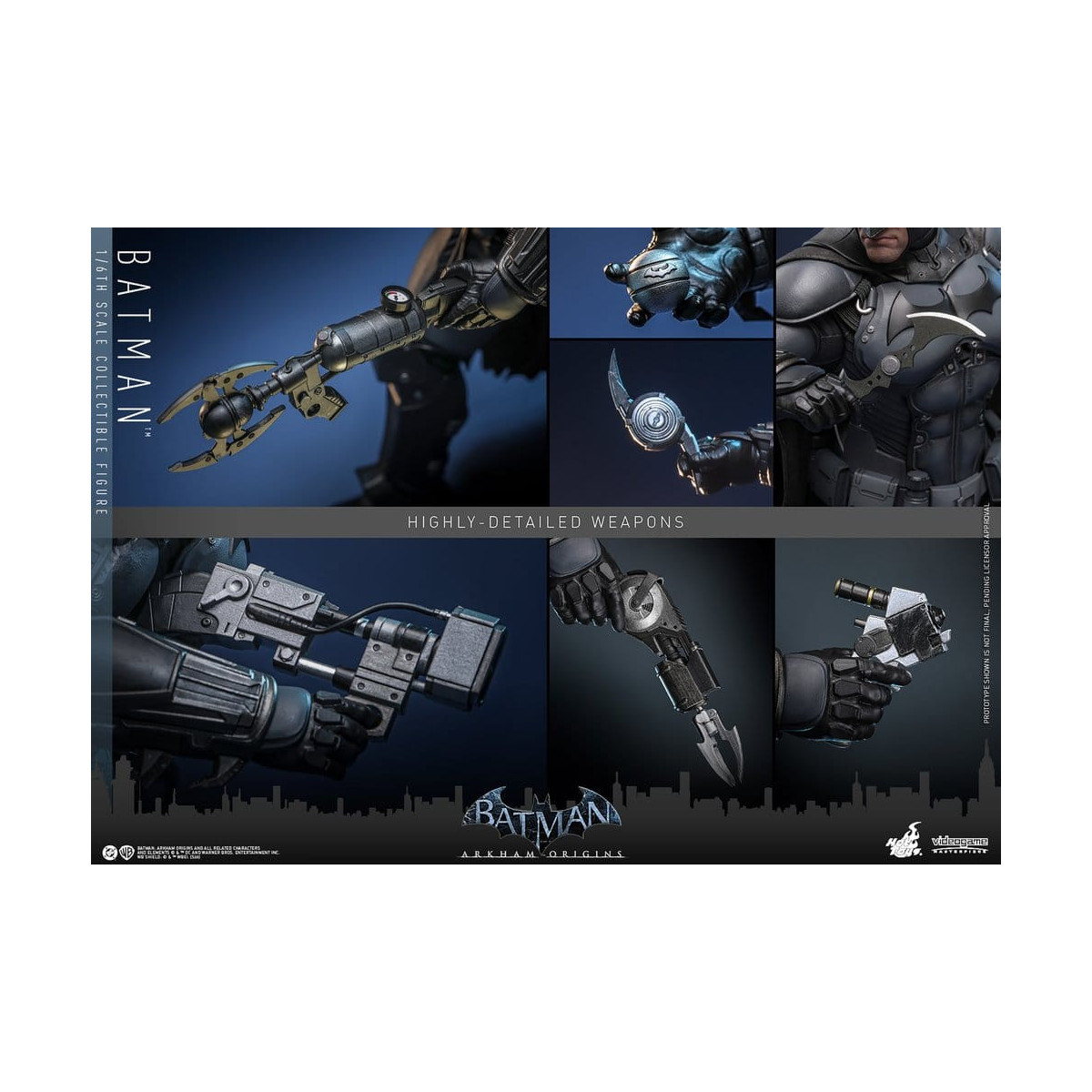 Hot Toys Batman: Arkham Origins - Batman Videojuego Masterpiece 1/6
