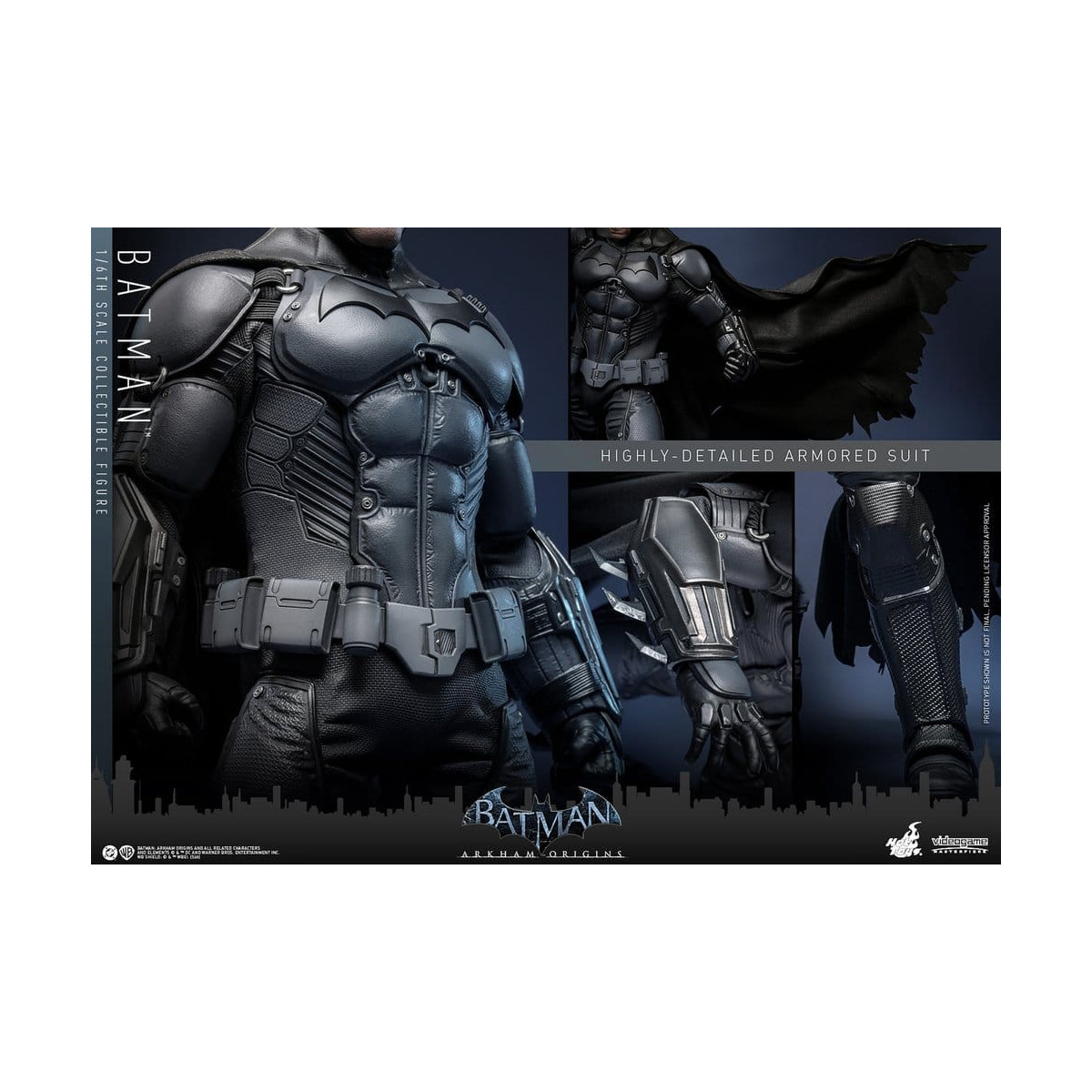 Hot Toys Batman: Arkham Origins - Batman Videojuego Masterpiece 1/6