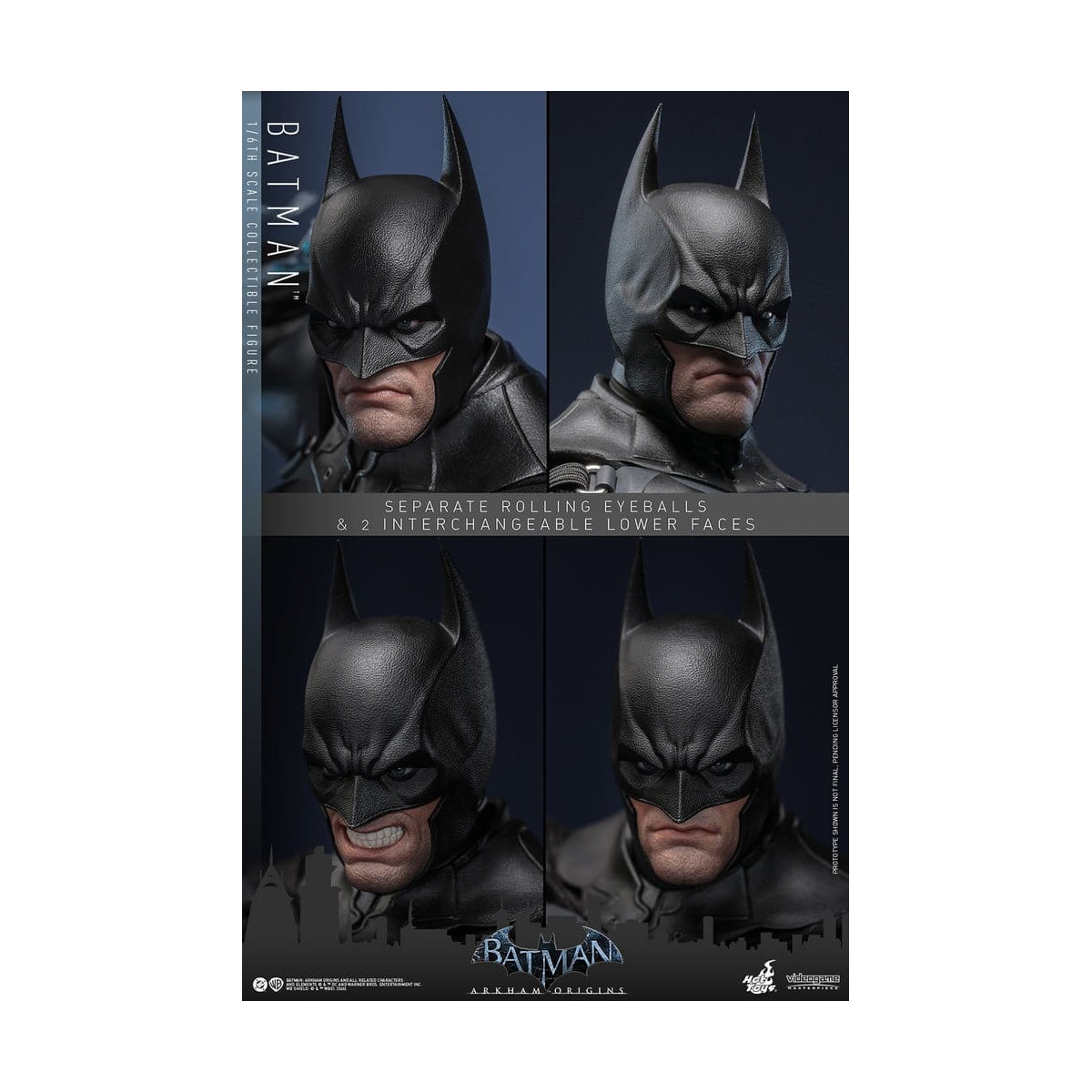 Hot Toys Batman: Arkham Origins - Batman Videojuego Masterpiece 1/6