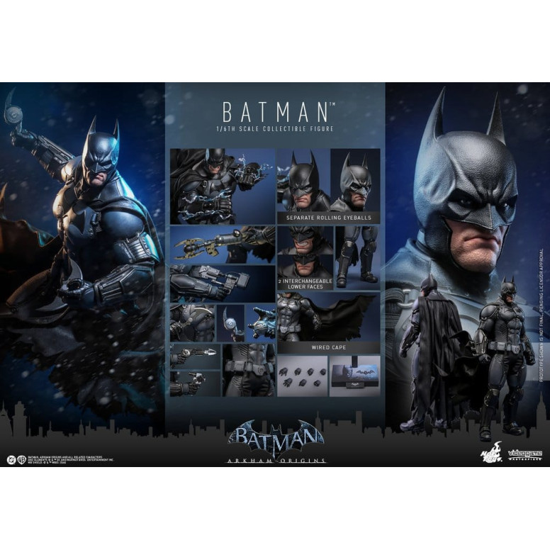 Hot Toys Batman: Arkham Origins - Batman Videojuego Masterpiece 1/6