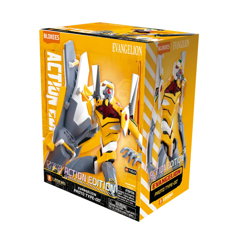 Blokees Evanglion - Edición de acción Neon Genesis Evangelion Producción Prototipo 00 - Eva Unidad 00