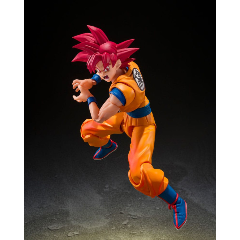 Bandai Tamashii - Dragon Ball Super - Super Saiyan Dios Hijo Goku (Aura de Dios) - SHF SHFiguarts