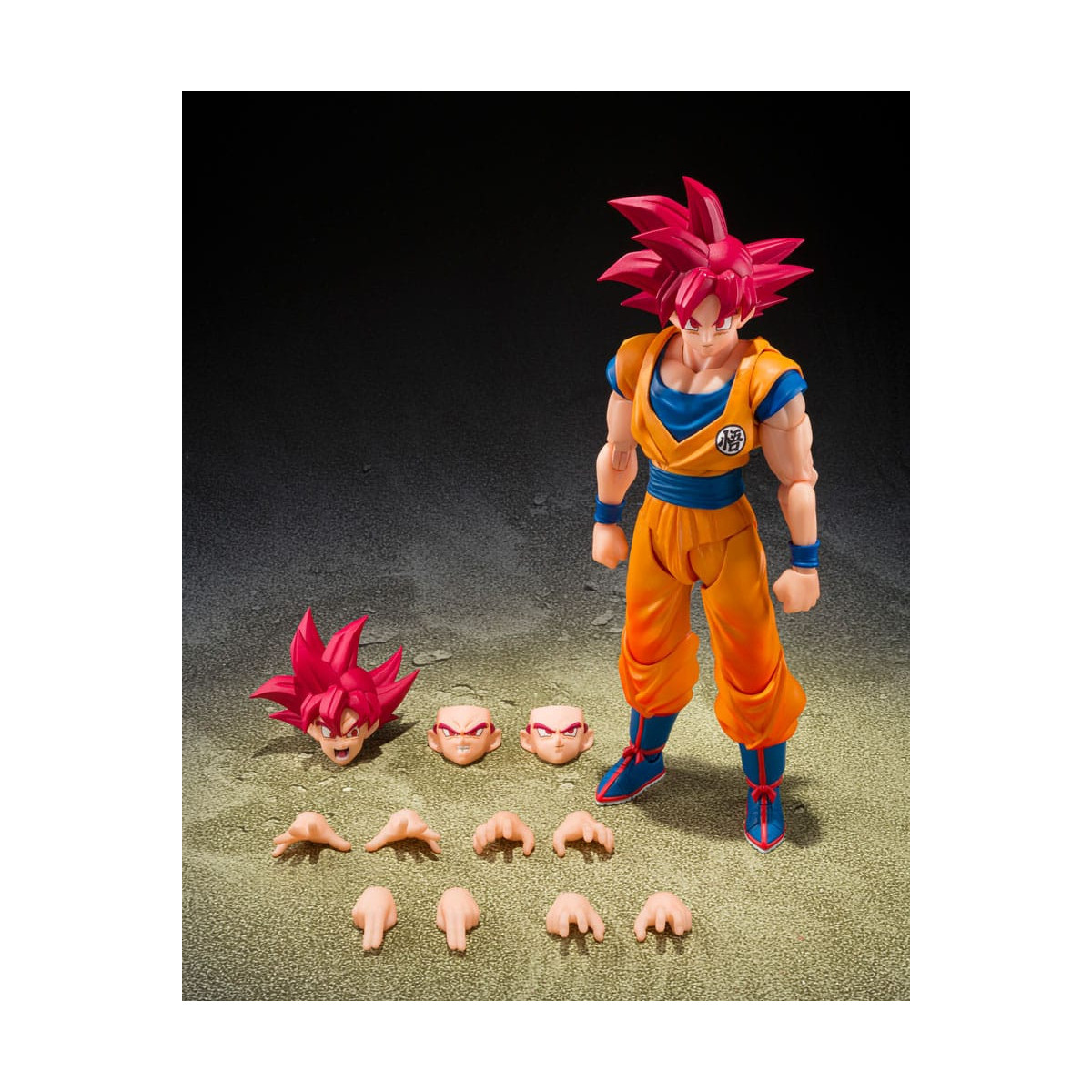 Bandai Tamashii - Dragon Ball Super - Super Saiyan Dios Hijo Goku (Aura de Dios) - SHF SHFiguarts