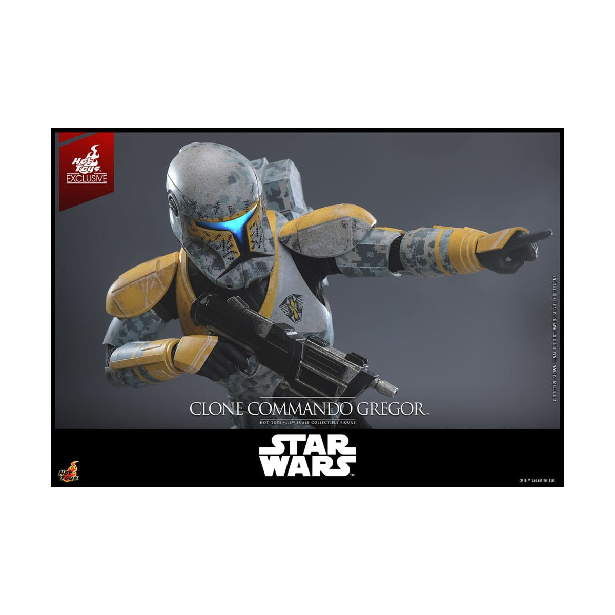 Hot Toys Star Wars - Clone Commando Gregor - The Clone Wars 1/6 Hot Toys Exclusive