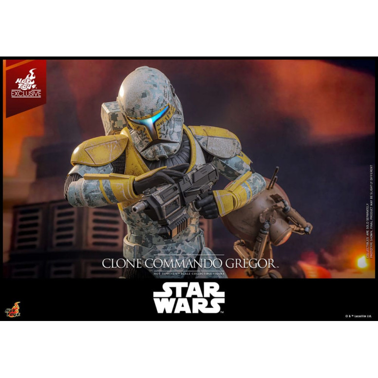 Hot Toys Star Wars - Clone Commando Gregor - The Clone Wars 1/6 Hot Toys Exclusive