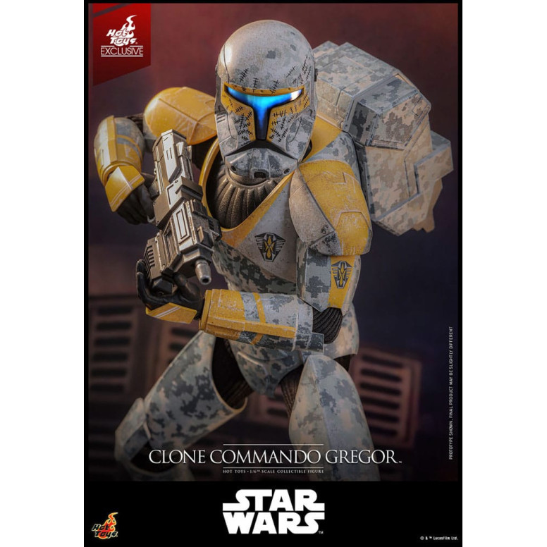 Hot Toys Star Wars - Clone Commando Gregor - The Clone Wars 1/6 Hot Toys Exclusive