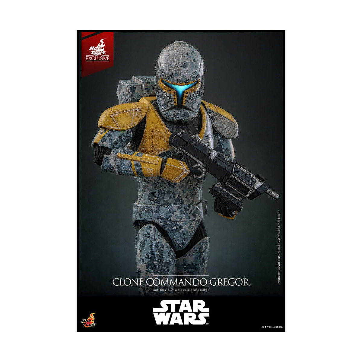 Hot Toys Star Wars - Clone Commando Gregor - The Clone Wars 1/6 Hot Toys Exclusive