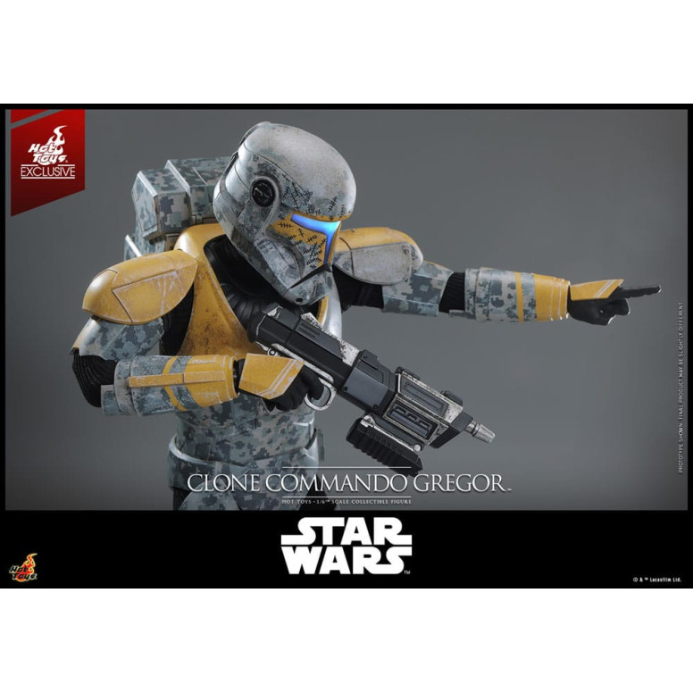 Hot Toys Star Wars - Clone Commando Gregor - The Clone Wars 1/6 Hot Toys Exclusive